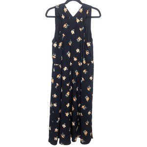 Ann Taylor black‎ and rose beige cap sleeve career Textured Sheath dress 8p